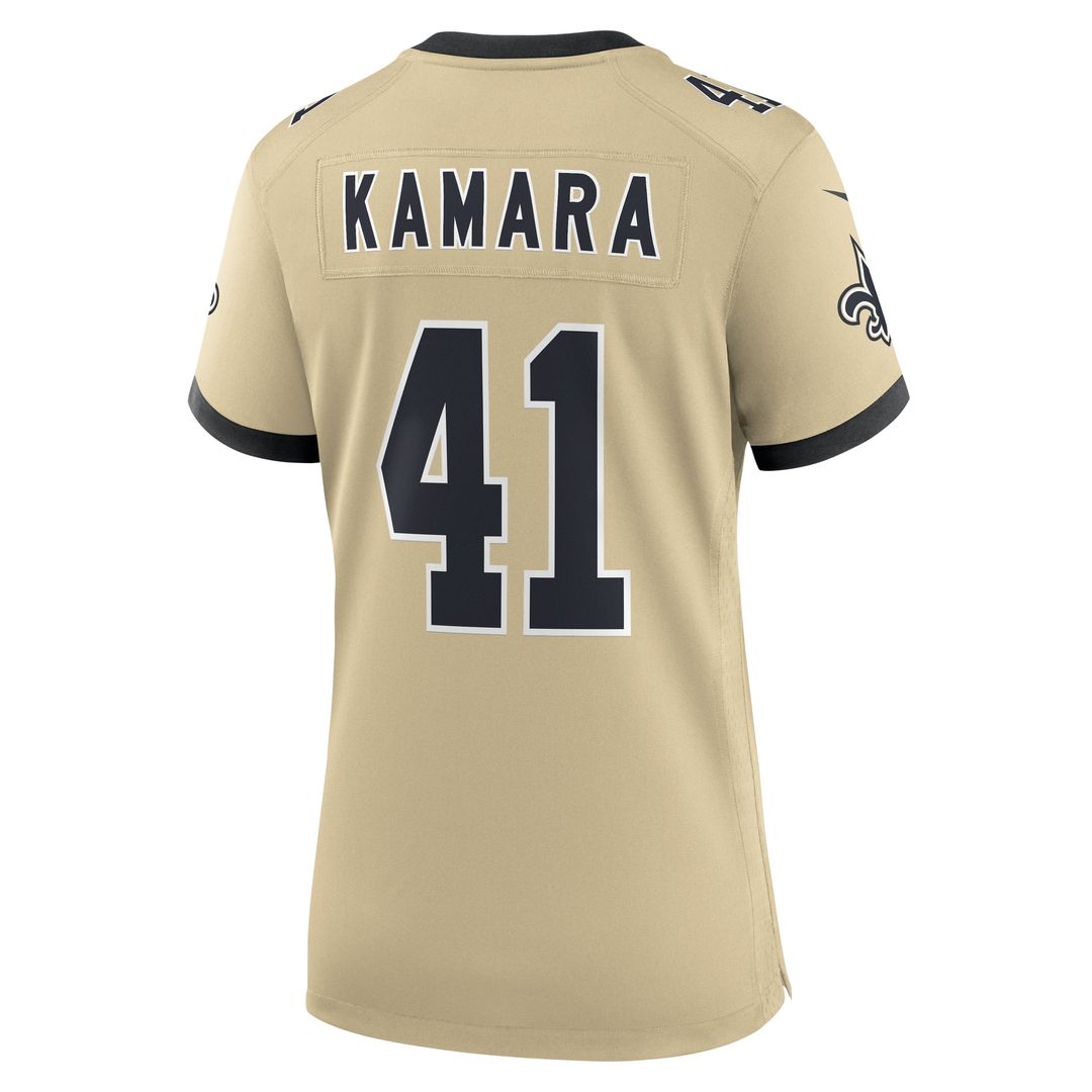Alvin Kamara New Orleans Saints Women's Game Jersey - Black