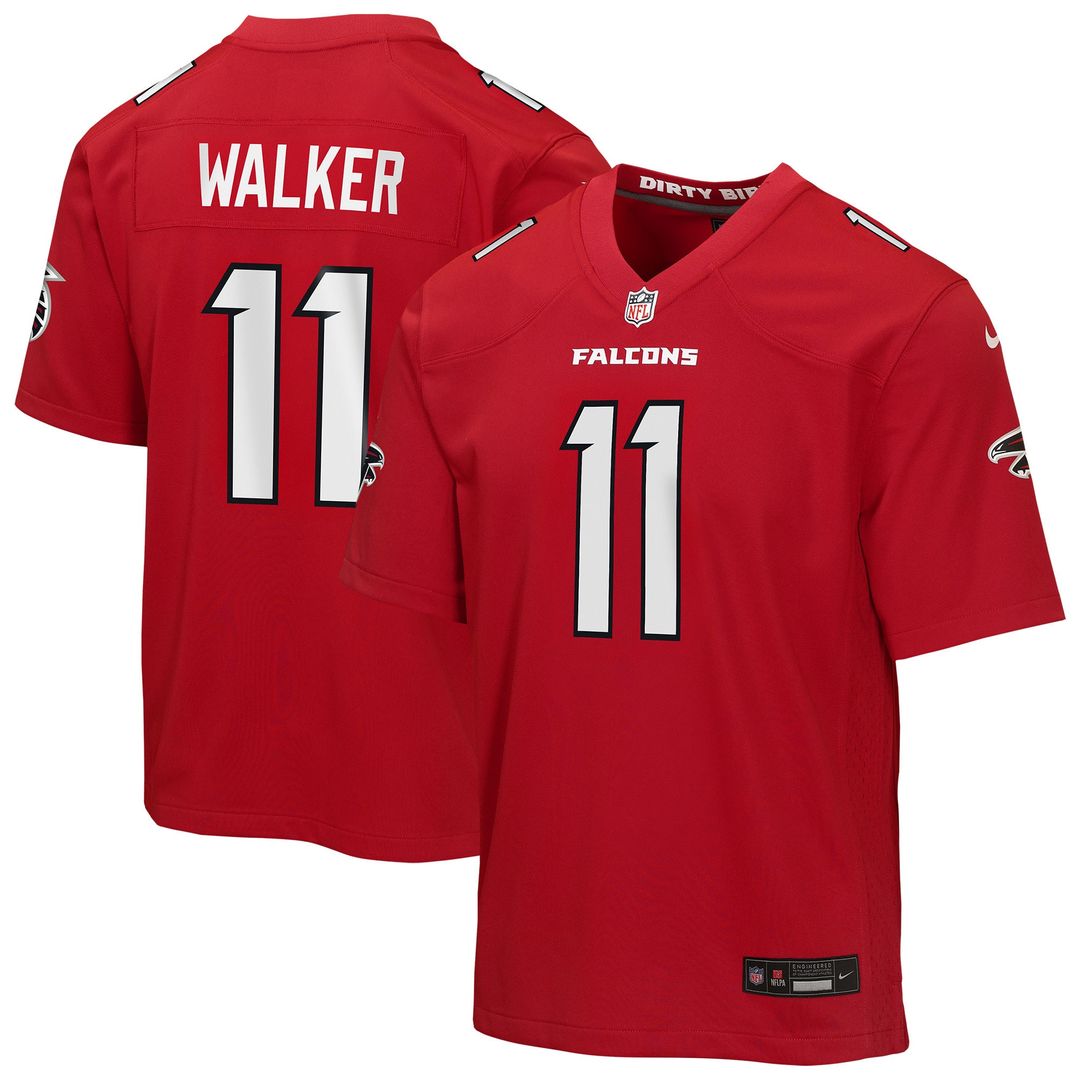 Jalon Walker Atlanta Falcons Youth Game Jersey - White