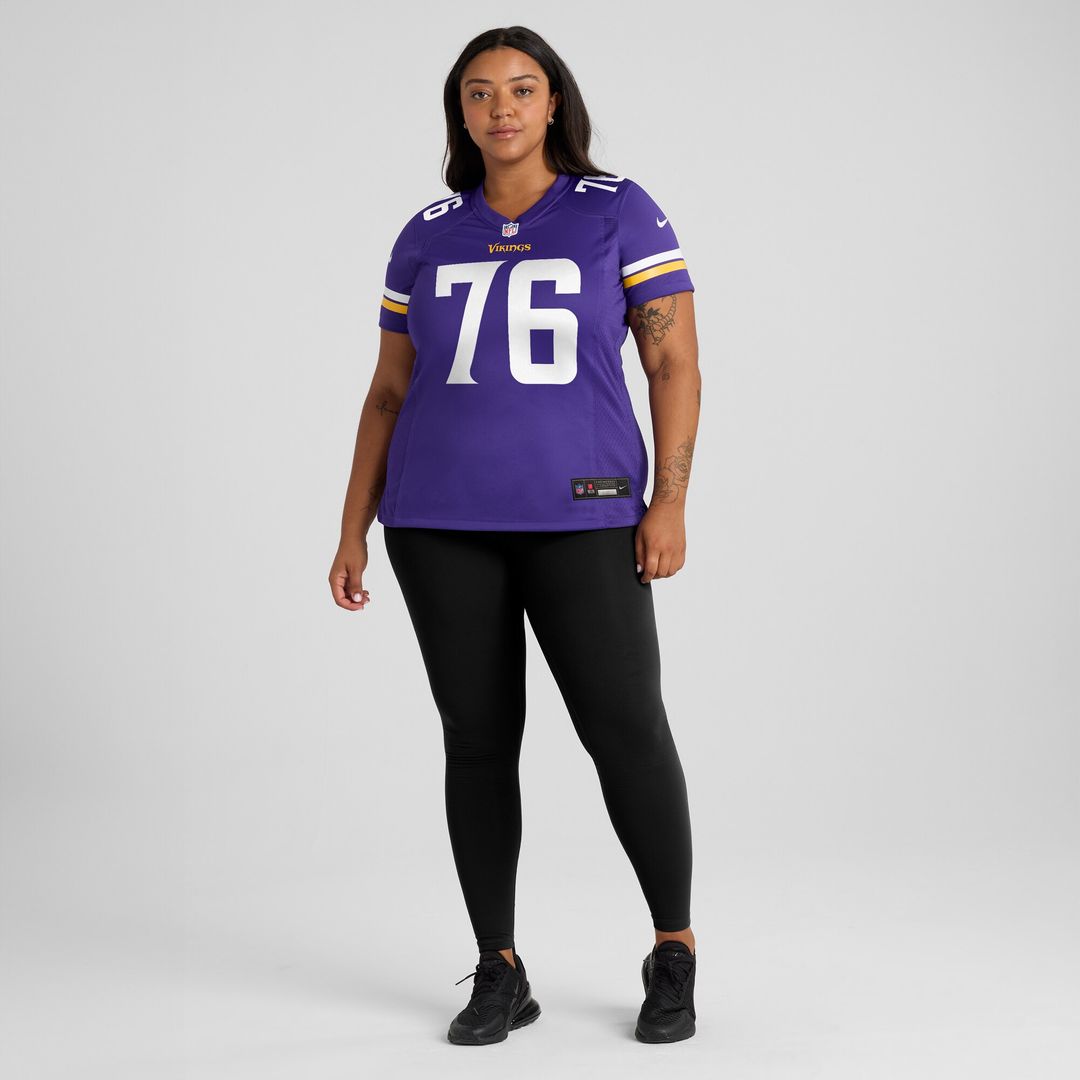 Will Fries Minnesota Vikings Women's Team Game Jersey - Purple