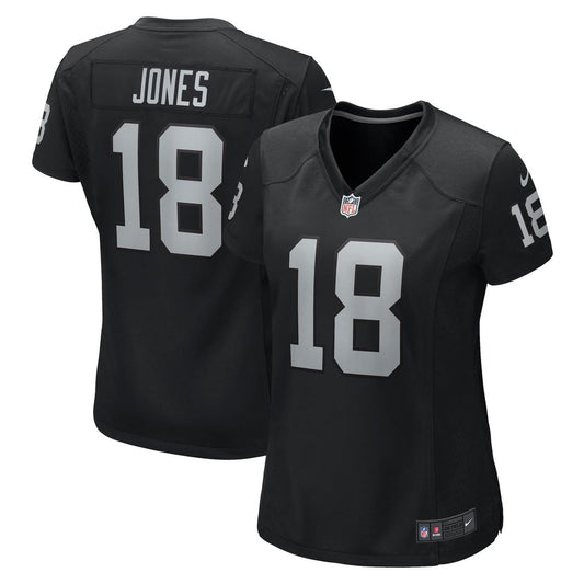 Jack Jones Las Vegas Raiders Women's Game Jersey - Black