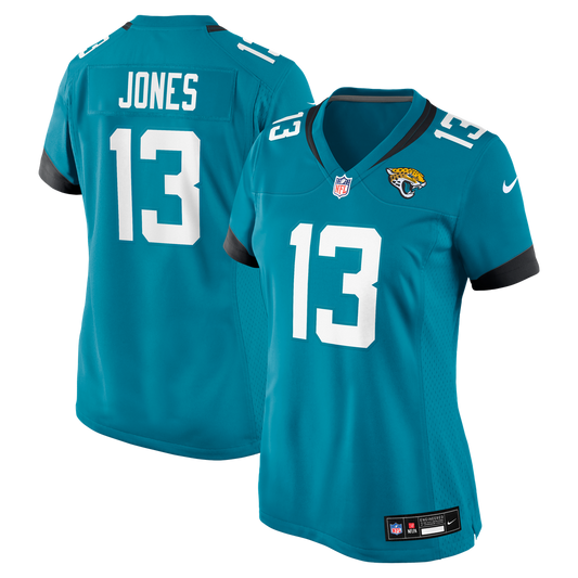 Tim Jones Jacksonville Jaguars Women's Team Game Jersey - Teal
