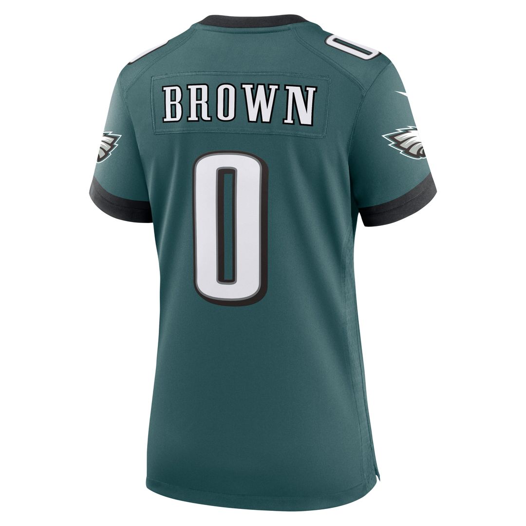 Marquise Brown Philadelphia Eagles Women's Team Game Jersey - Midnight Green