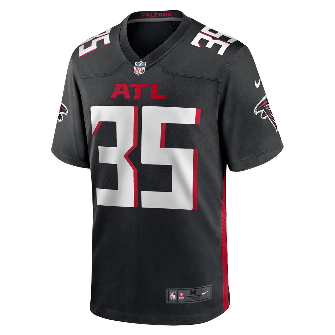 Natrone Brooks Atlanta Falcons Team Game Jersey - Black