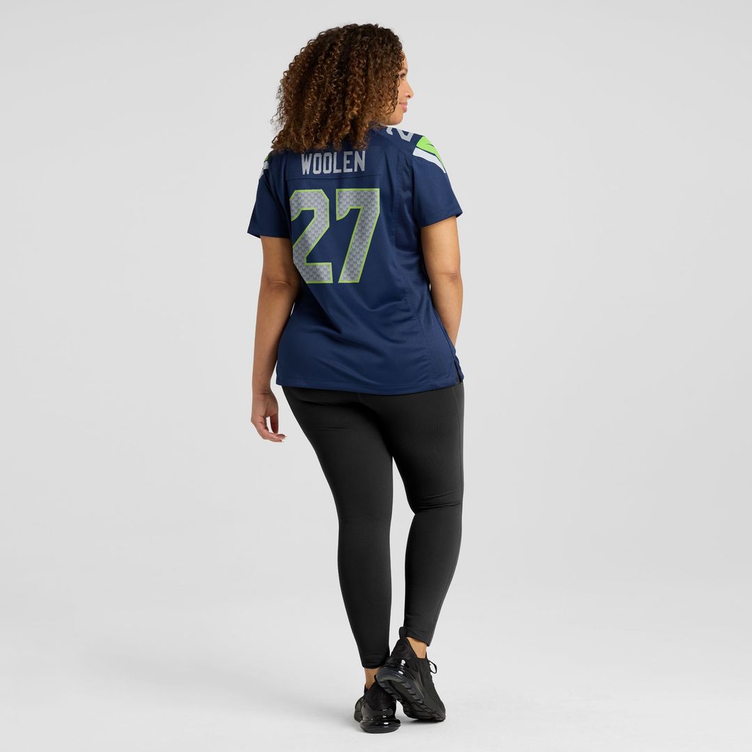 Riq Woolen Seattle Seahawks Women's Team Game Jersey - College Navy