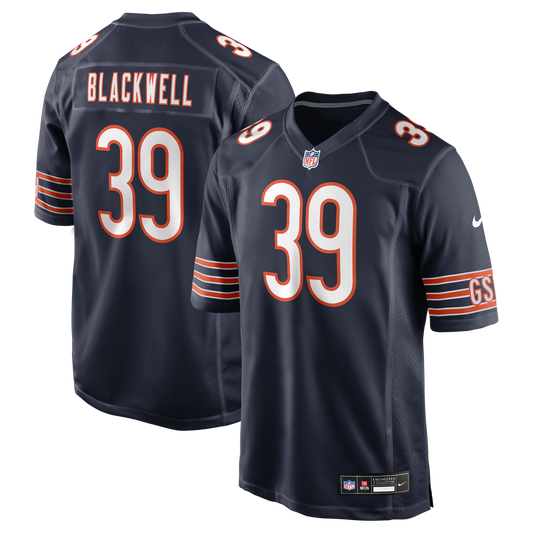 Josh Blackwell Chicago Bears Game Player Jersey - Navy
