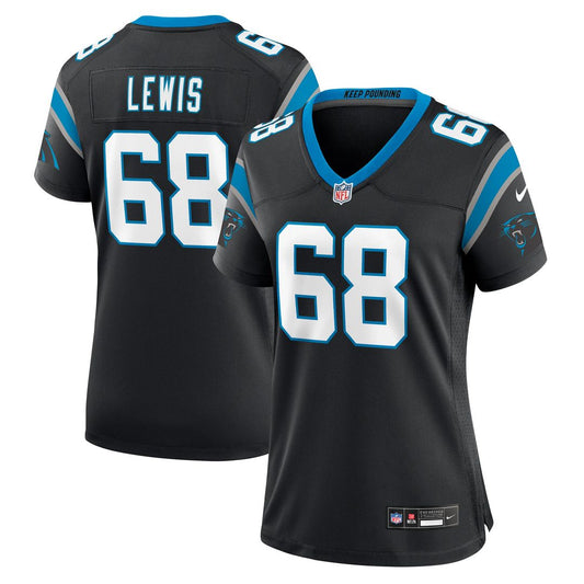 Damien Lewis Carolina Panthers Women's Game Jersey - Black