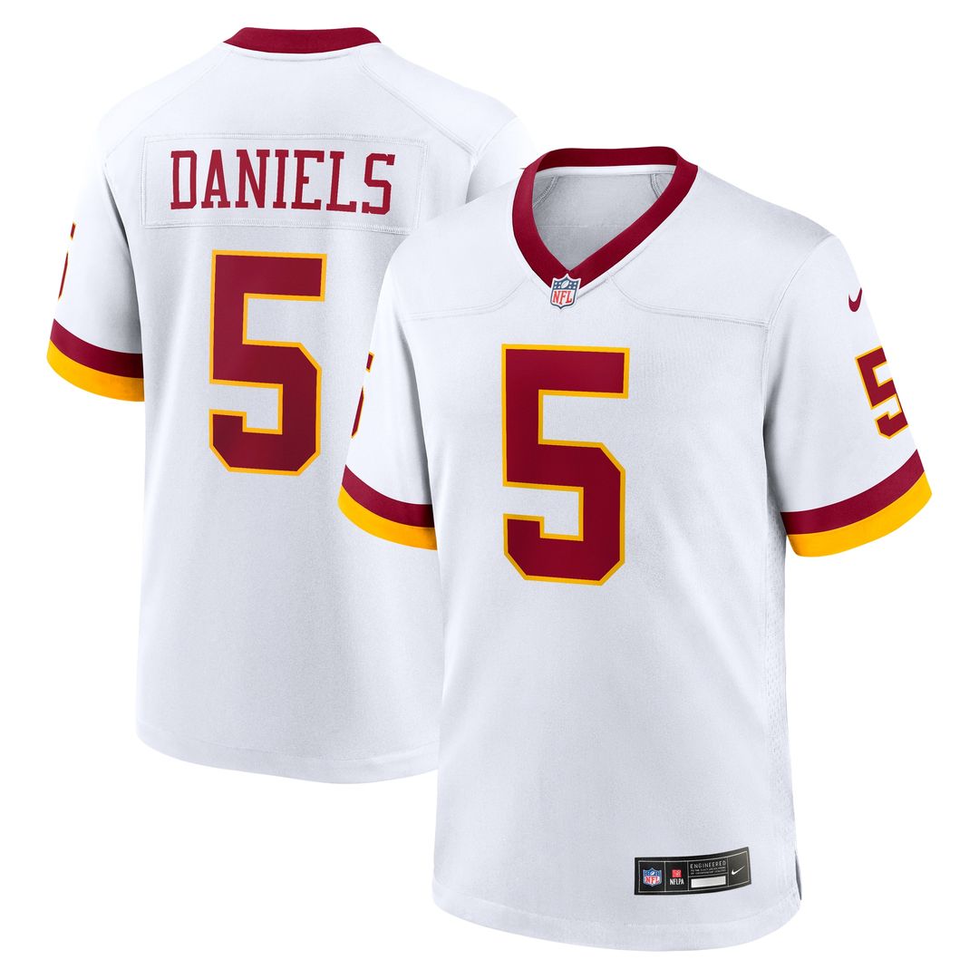 Hail Raiser Jayden Daniels Washington Commanders Alternate Game Jersey - Black