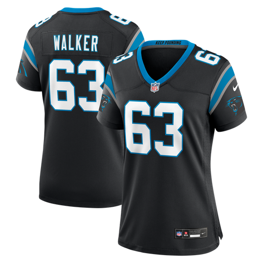 Rasheed Walker Carolina Panthers Women's Team Game Jersey - Black