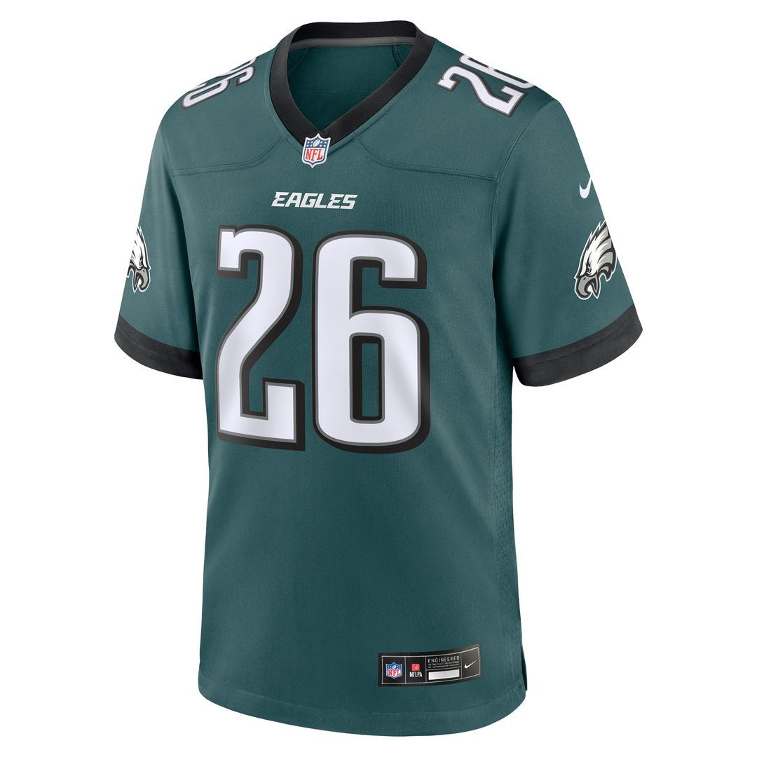 Saquon Barkley Philadelphia Eagles Alternate Game Jersey - Black