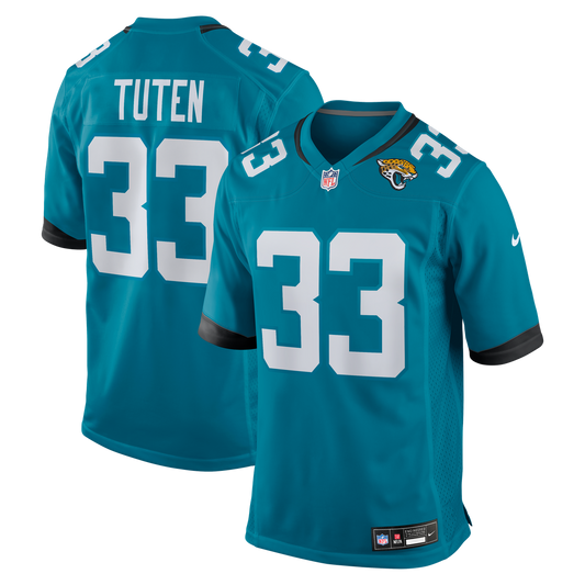 Bhayshul Tuten Jacksonville Jaguars Team Game Jersey - Teal