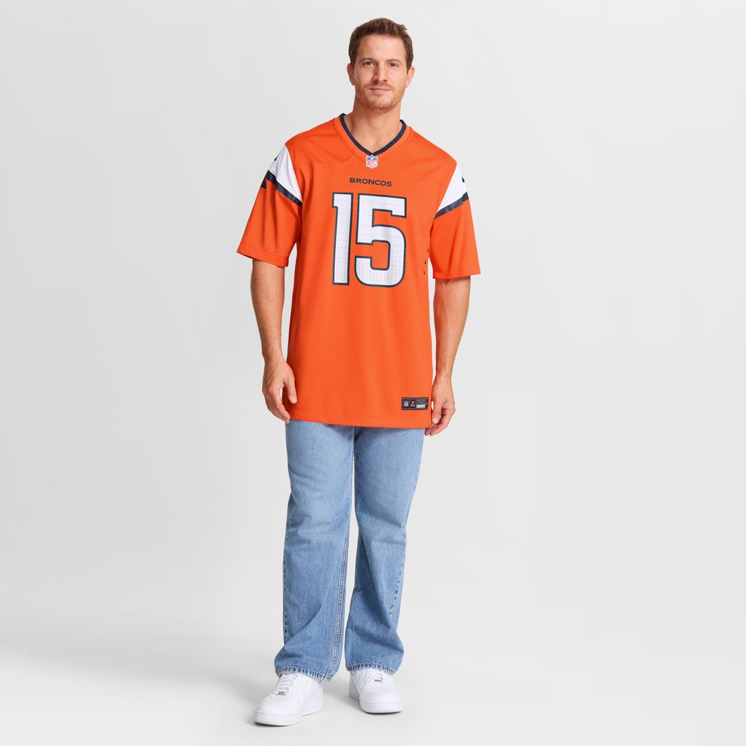 Nik Bonitto Denver Broncos Team Game Jersey - Orange