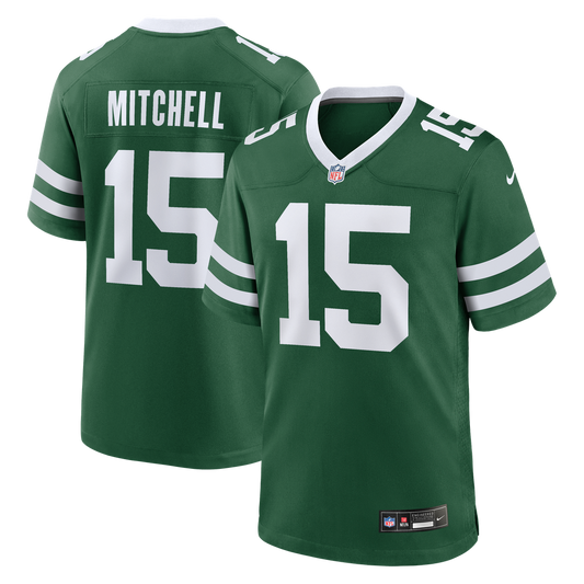 Adonai Mitchell New York Jets Team Game Jersey - Legacy Green