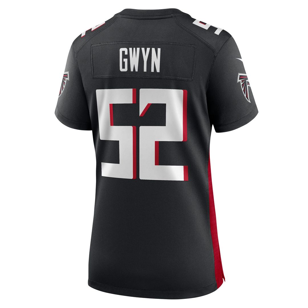 Jovaughn Gwyn Atlanta Falcons Women's Team Game Jersey - Black