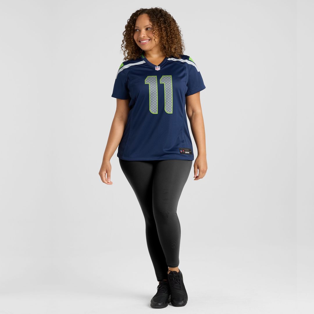 Jaxon Smith-Njigba Seattle Seahawks Women's Throwback Player Game Jersey - Royal
