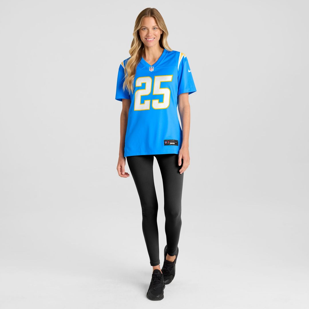 Junior Colson Los Angeles Chargers Women's Game Jersey - Powder Blue