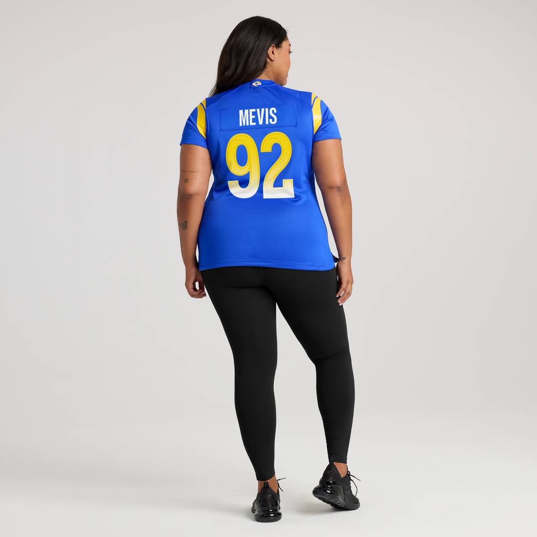 Harrison Mevis Los Angeles Rams Women's Team Game Jersey - Royal