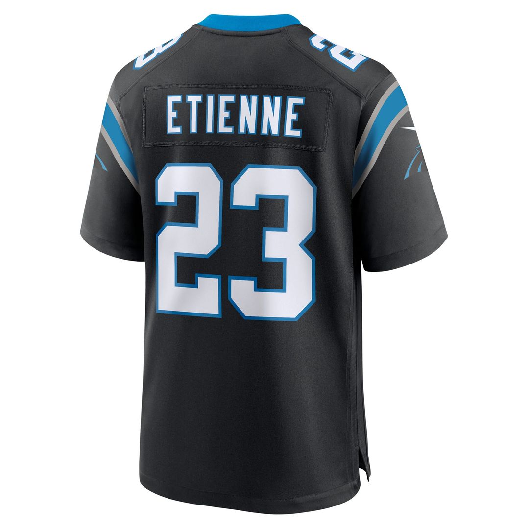 Trevor Etienne Carolina Panthers Team Game Jersey - Black