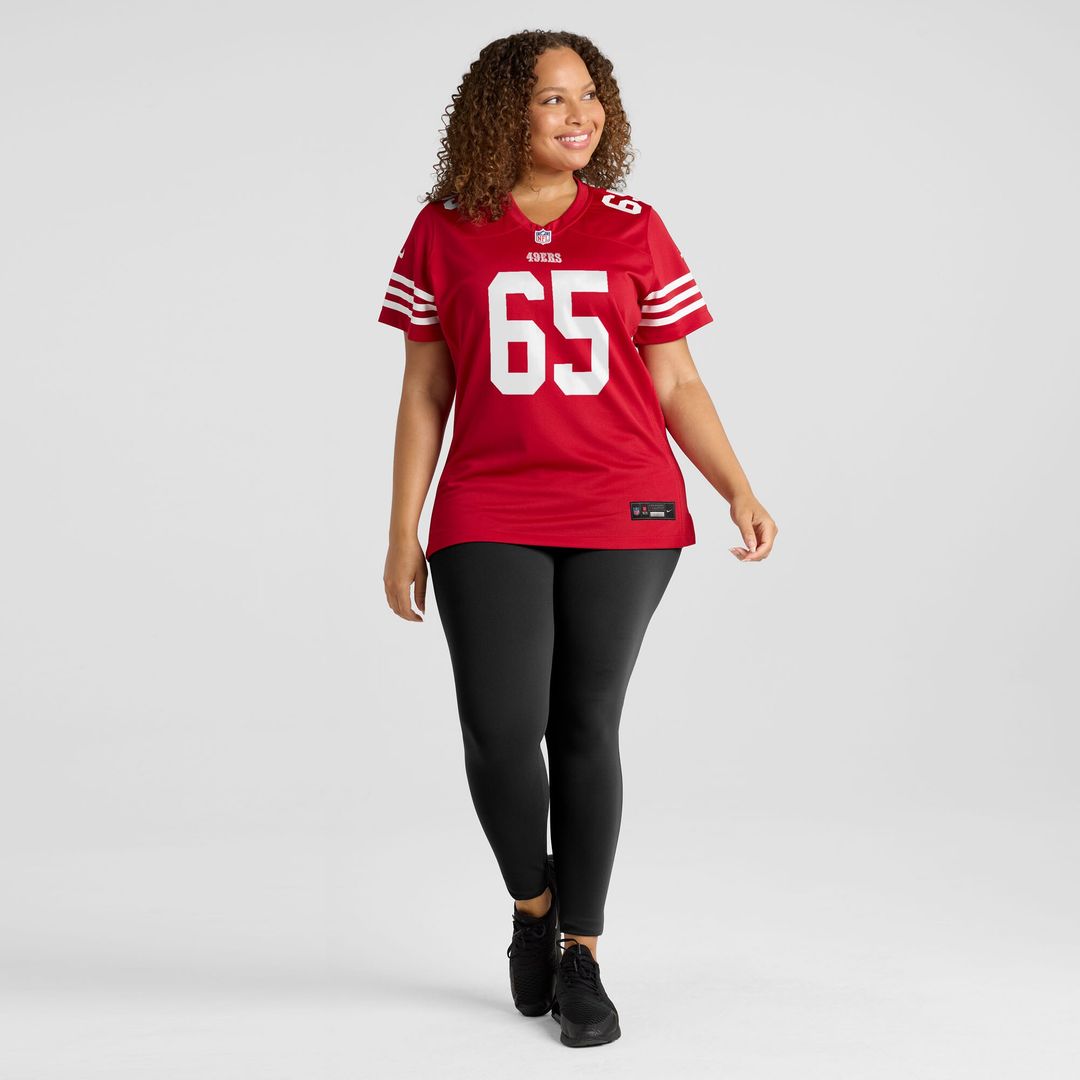 Drew Moss San Francisco 49ers Women's Team Game Jersey - Scarlet