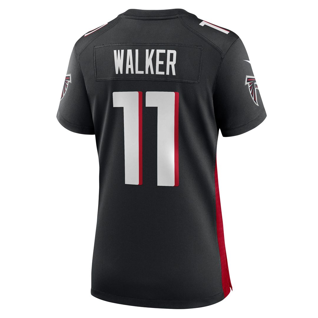 Jalon Walker Atlanta Falcons Women's Team Game Jersey - Black