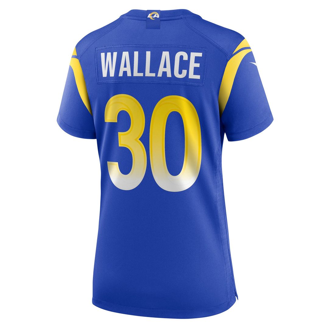 Josh Wallace Los Angeles Rams Women's Game Jersey - Royal