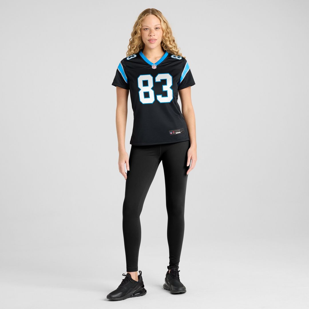 David Moore Carolina Panthers Women's Game Jersey - Black