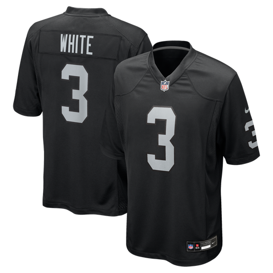 Zamir White Las Vegas Raiders Team Game Jersey - Black