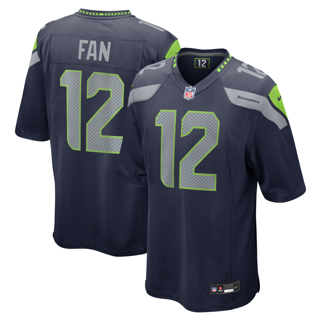 12s Seattle Seahawks Game Jersey - White