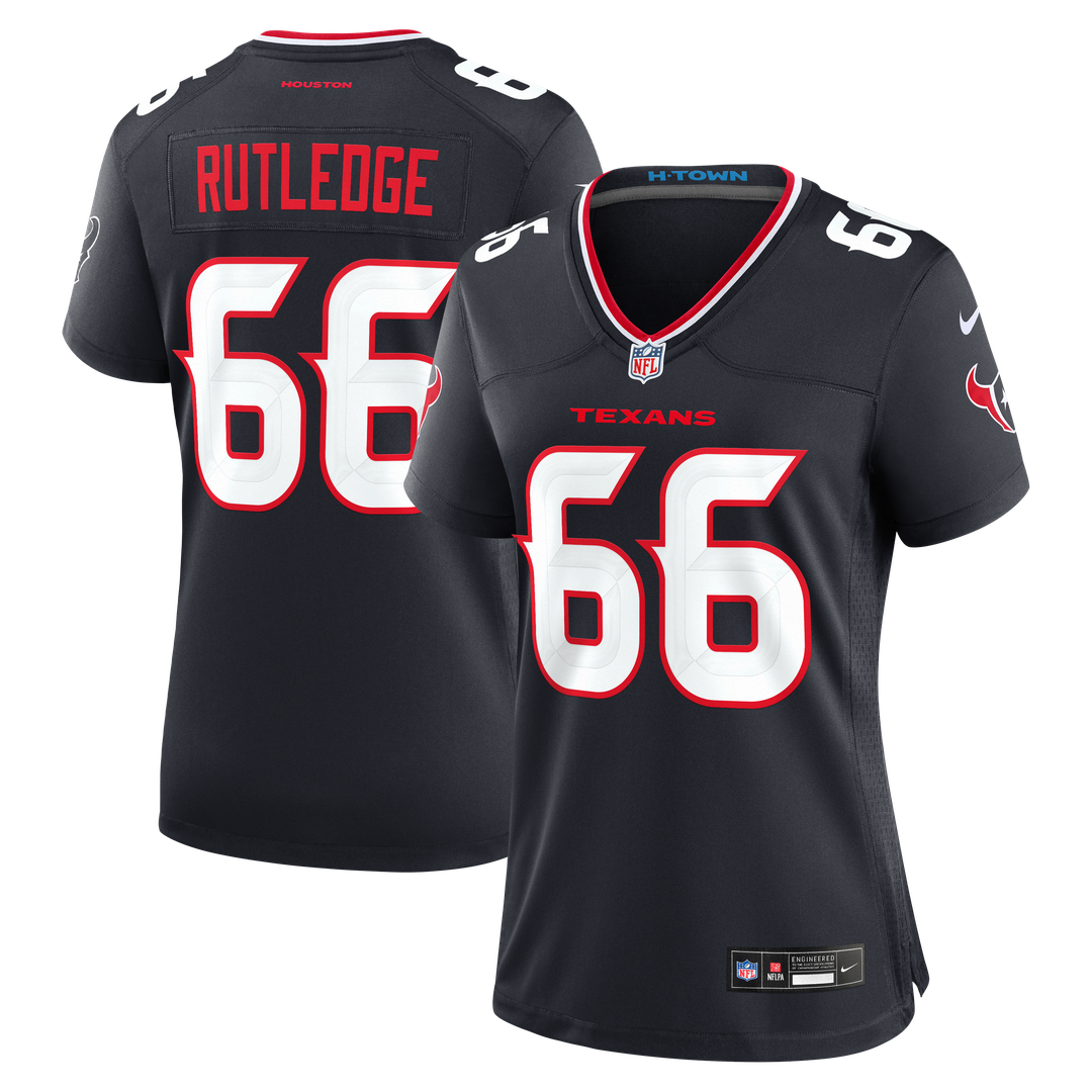 Keylan Rutledge Houston Texans Women's Team Game Jersey - Navy