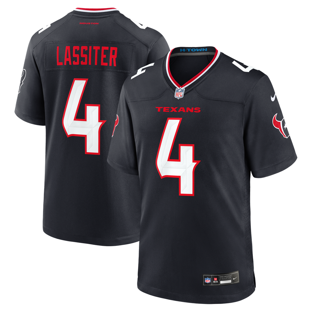 Kamari Lassiter Houston Texans Team Game Jersey - Navy