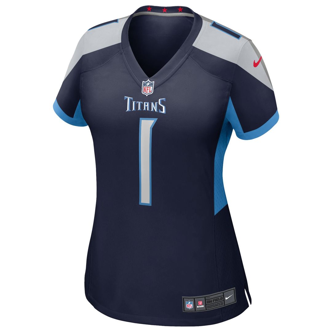 Cameron Ward Tennessee Titans Women's Alternate Game Jersey - Navy