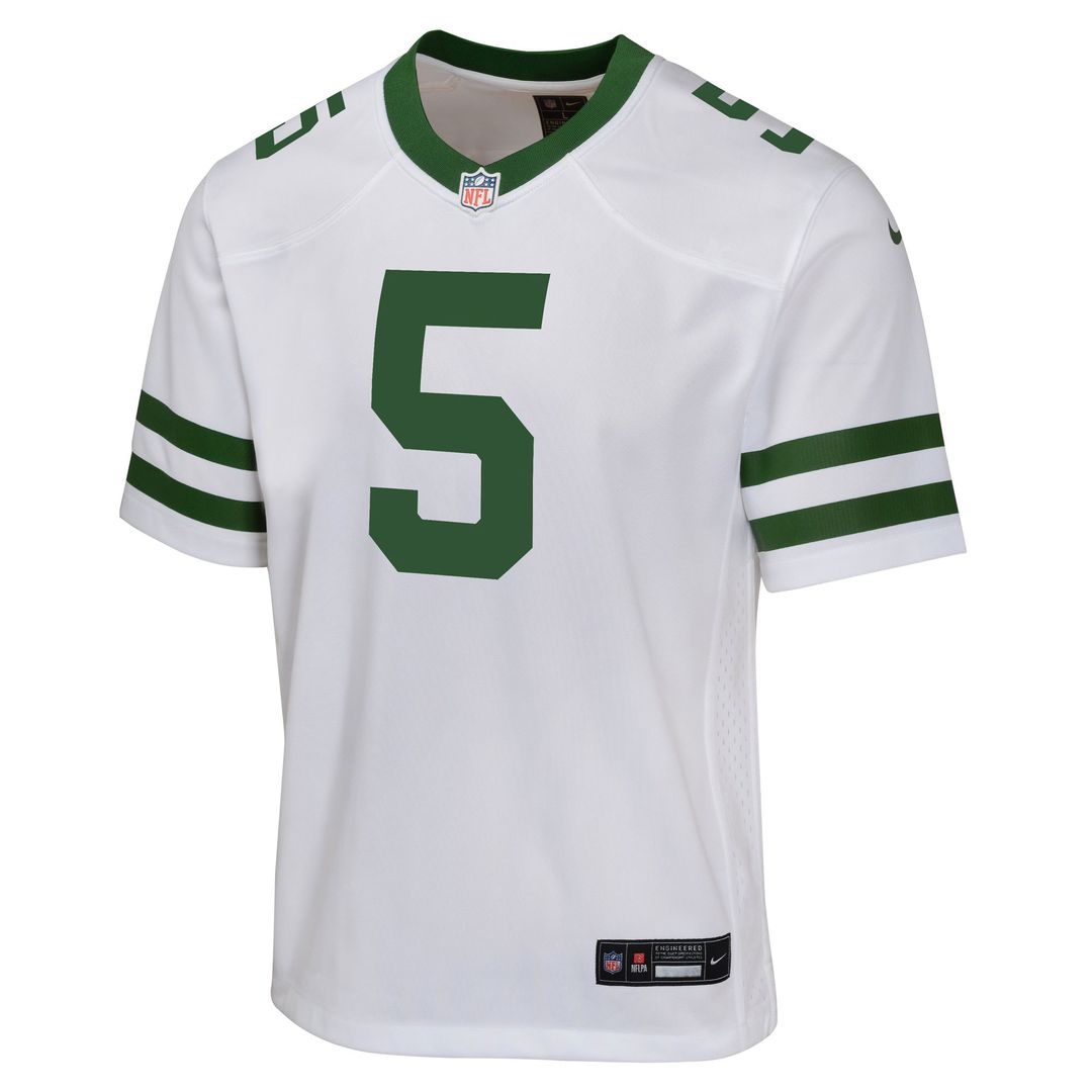 Garrett Wilson New York Jets Youth Game Jersey - Green