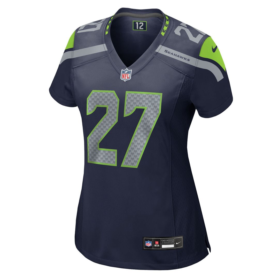 Riq Woolen Seattle Seahawks Women's Team Game Jersey - College Navy