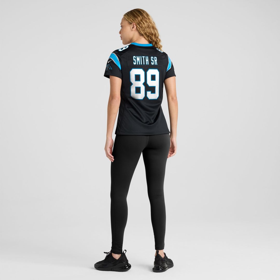 Steve Smith Sr. Carolina Panthers Women's Retired Player Game Jersey - Black