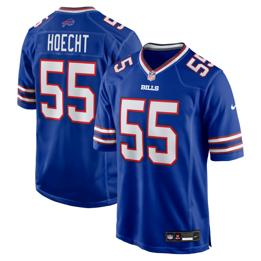 Michael Hoecht Buffalo Bills Team Game Jersey - Royal