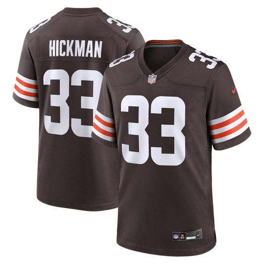 Ronnie Hickman Cleveland Browns Team Game Jersey - Brown