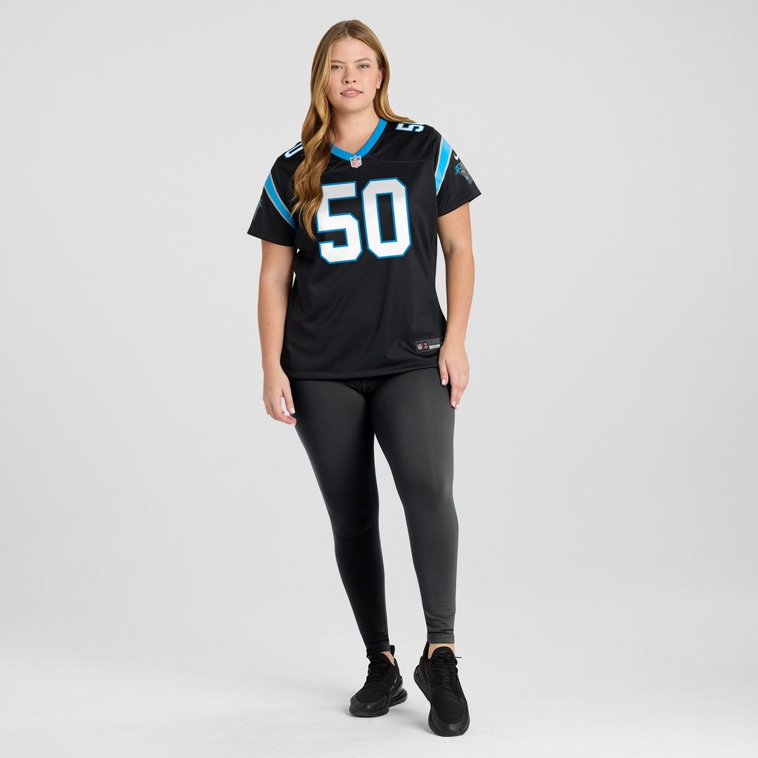 Robert Hunt Carolina Panthers Women's Game Jersey - Black