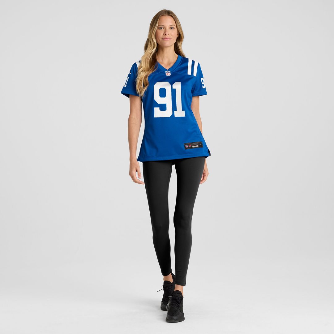 JT Tuimoloau Indianapolis Colts Women's Team Game Jersey - Royal