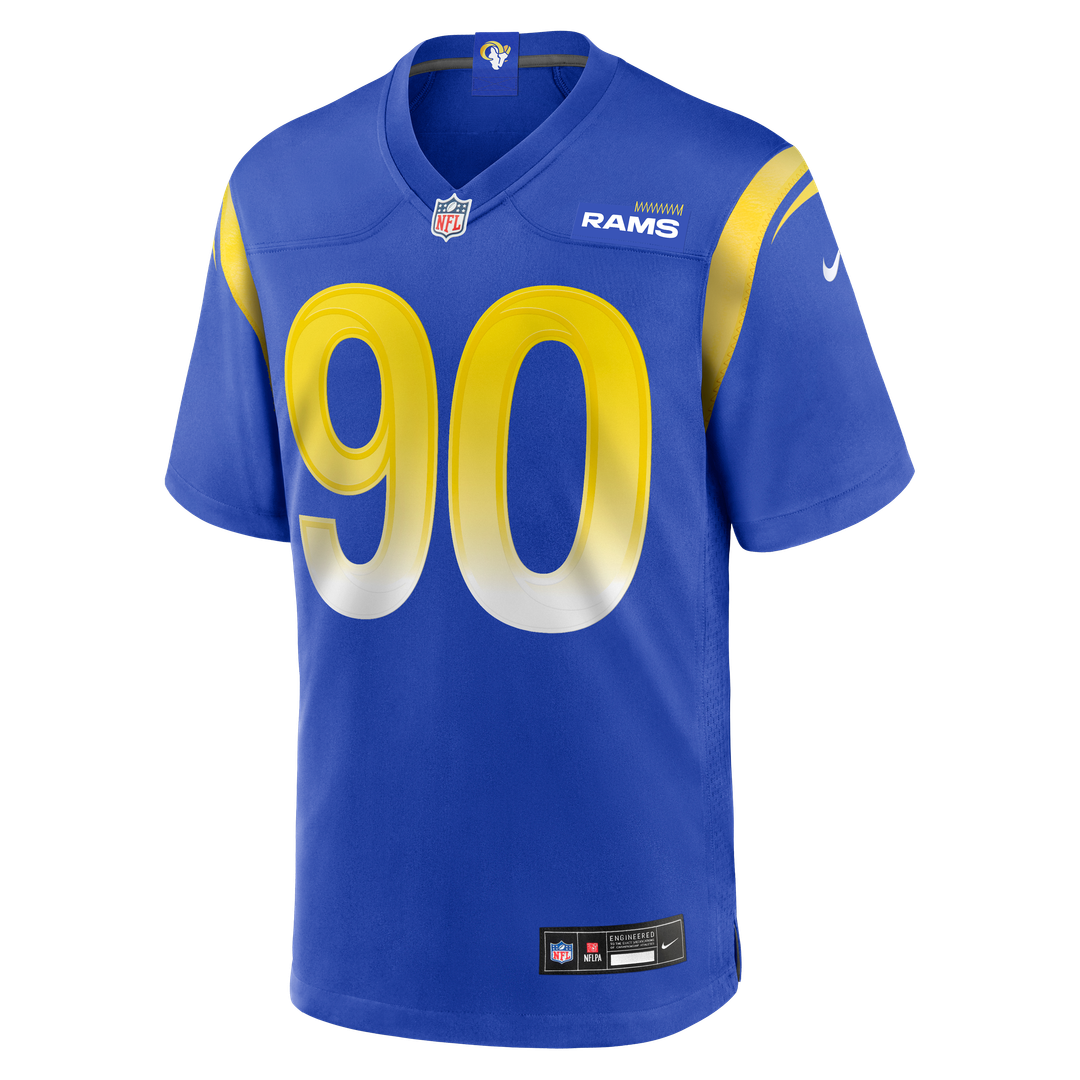 Earnest Brown IV Los Angeles Rams Team Game Jersey - Royal