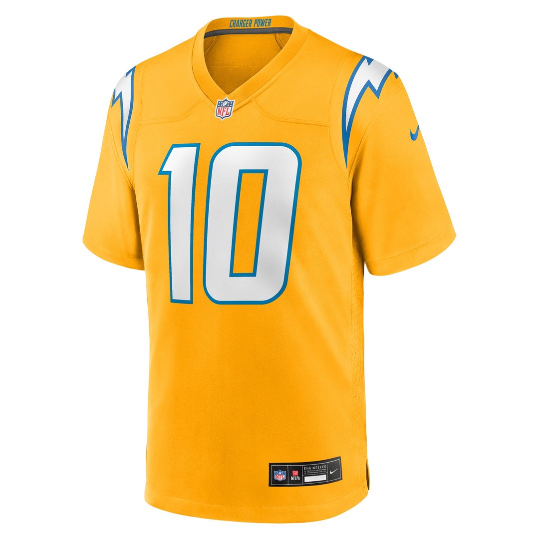 Justin Herbert Los Angeles Chargers Youth Alternate Super Chargers Game Player Jersey - Navy