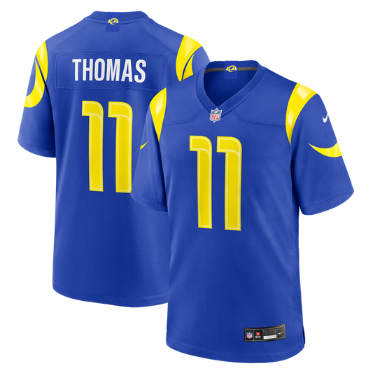 Keir Thomas Los Angeles Rams Team Game Jersey - Royal