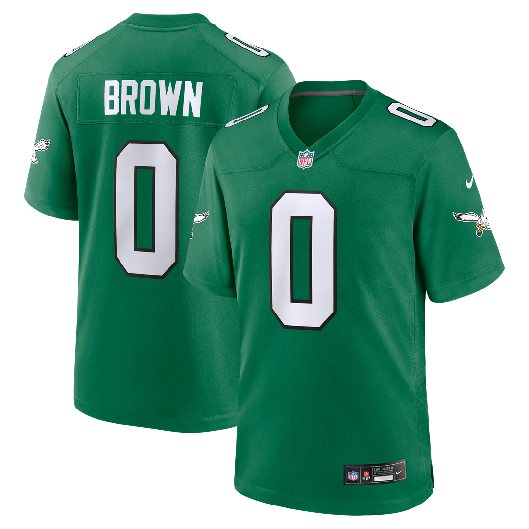 Marquise Brown Philadelphia Eagles Team Game Jersey - Midnight Green