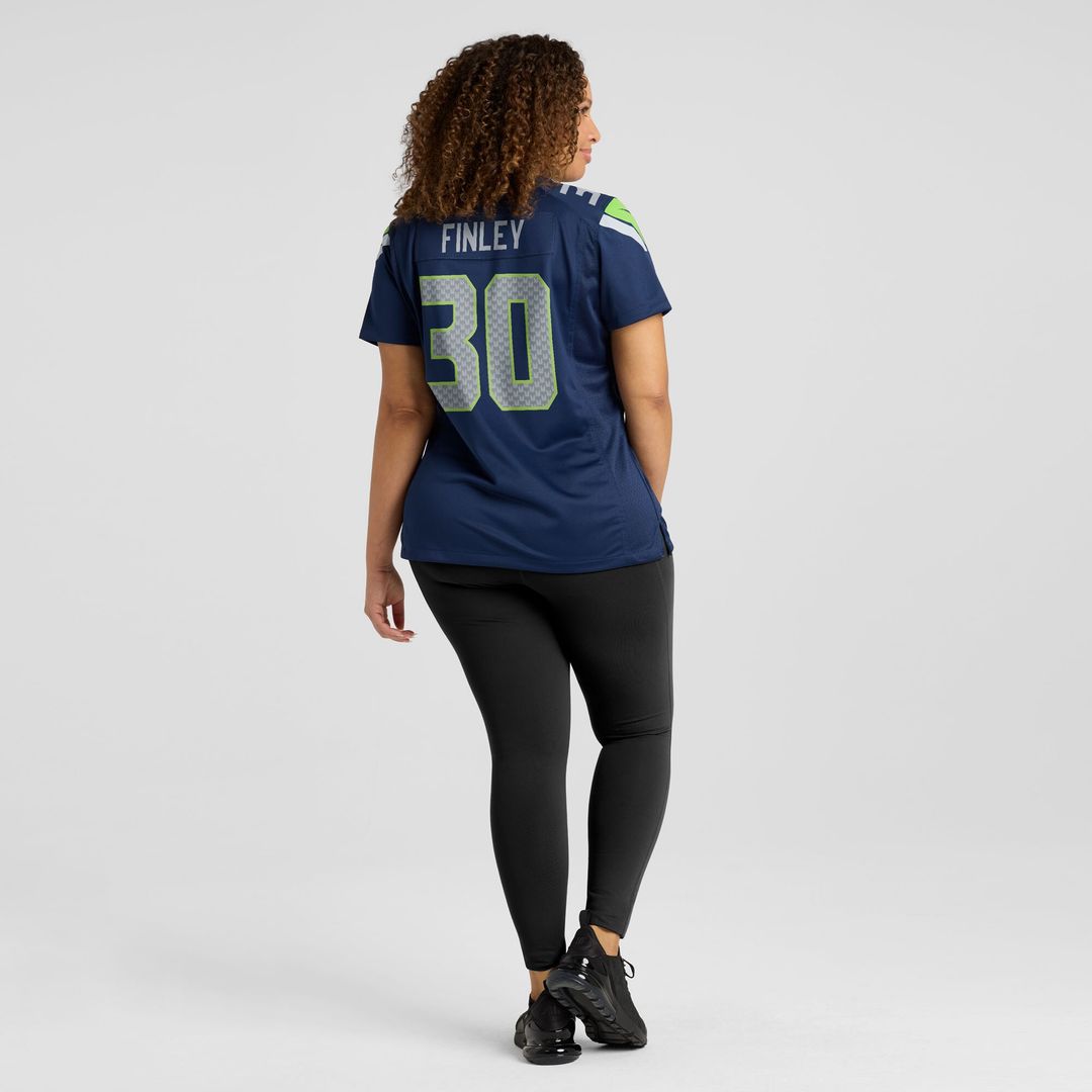 AJ Finley Seattle Seahawks Women's Team Game Jersey - College Navy