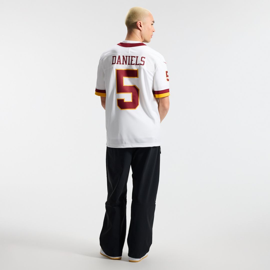 Jayden Daniels Washington Commanders Vapor F.U.S.E. Stitched Limited Jersey - White
