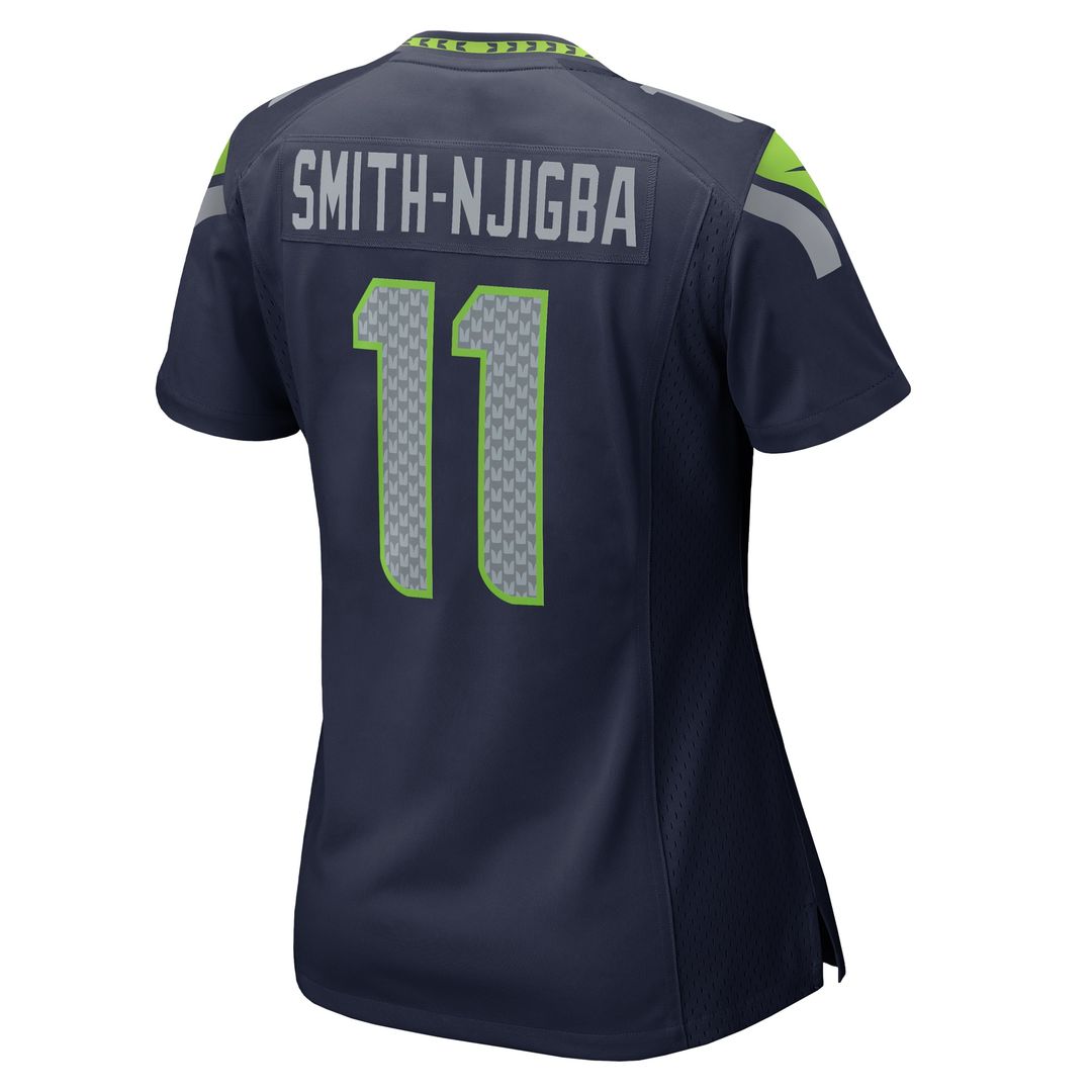 Jaxon Smith-Njigba Seattle Seahawks Women's Throwback Player Game Jersey - Royal