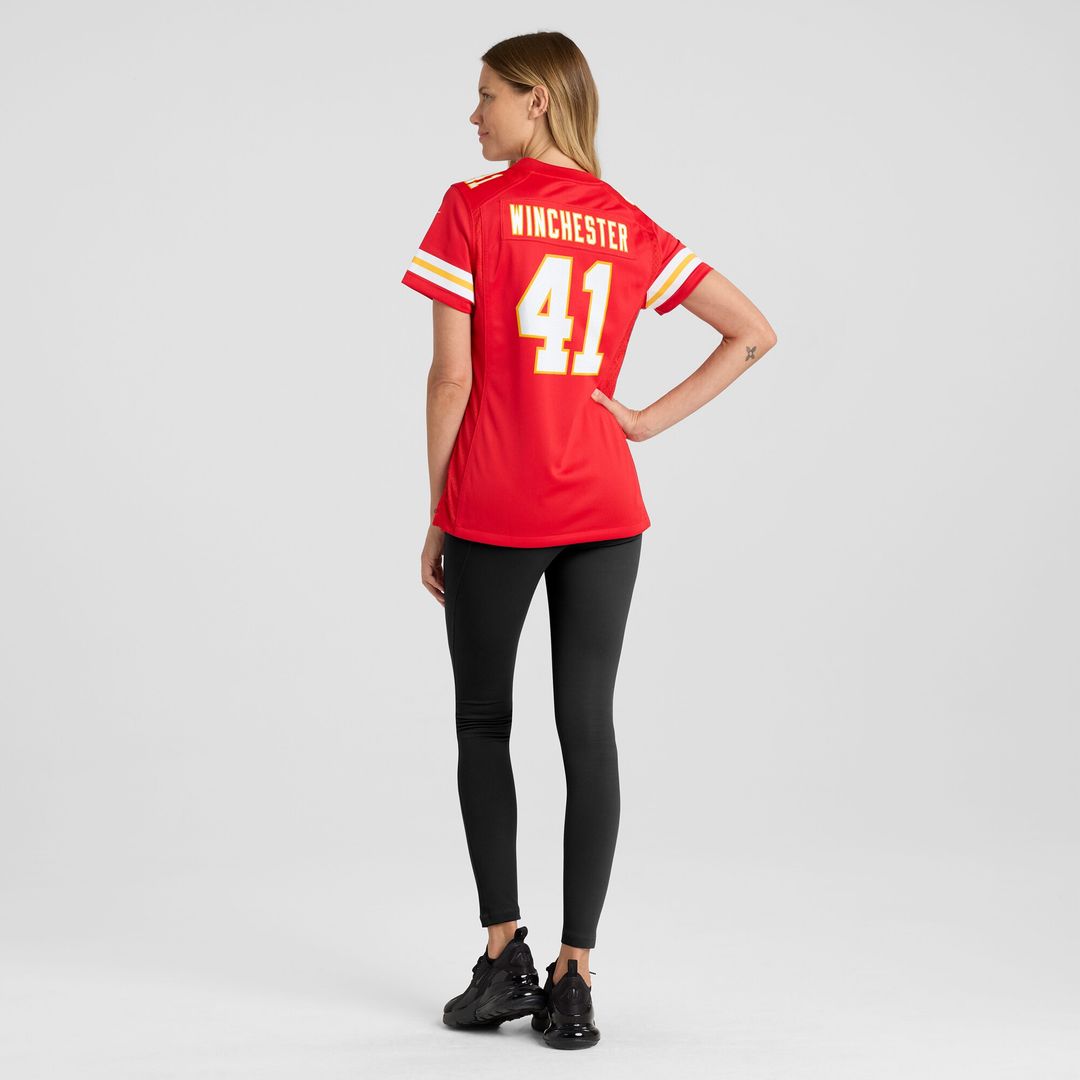 James Winchester Kansas City Chiefs Women's Game Jersey - Red