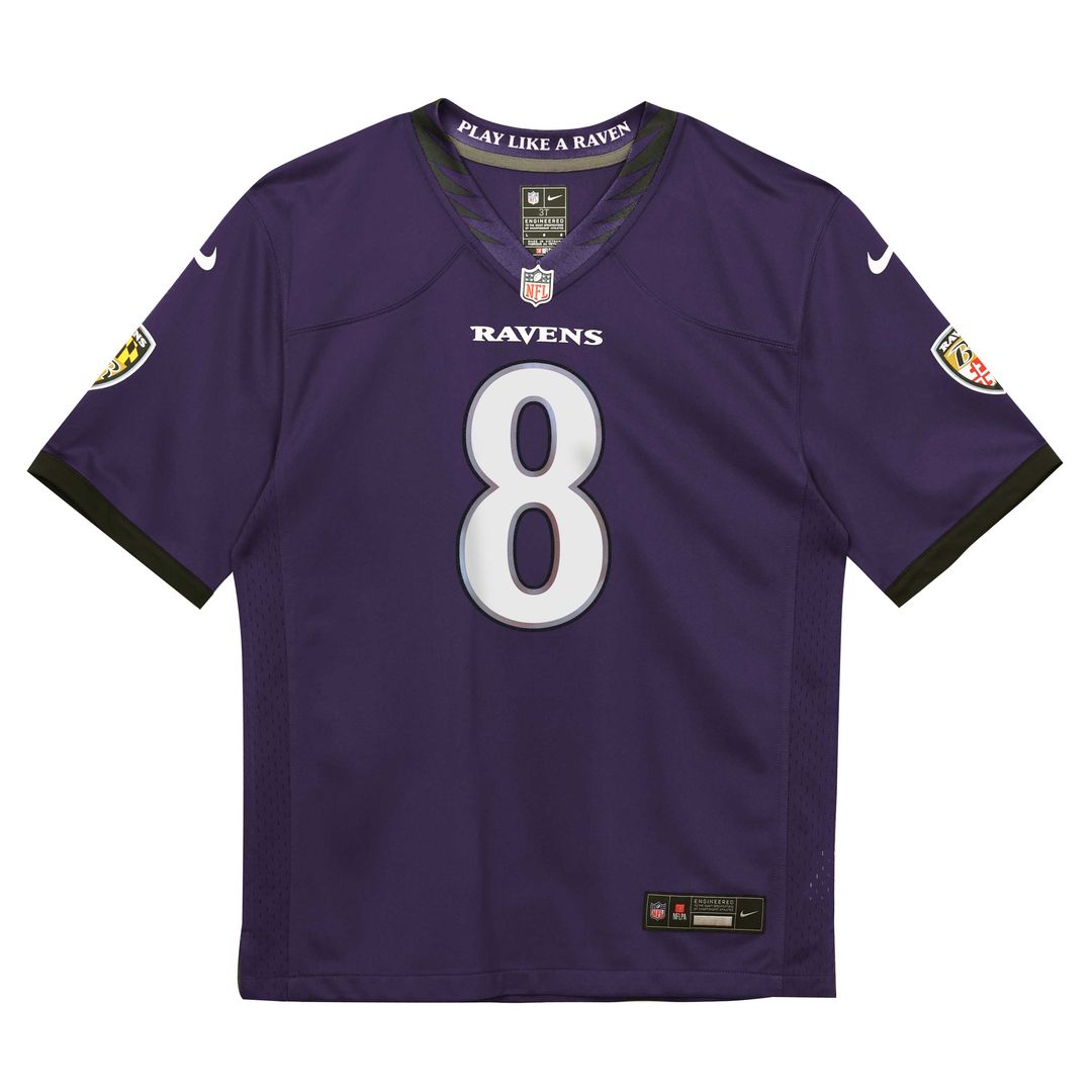 Lamar Jackson Baltimore Ravens Preschool Team Game Jersey - Purple