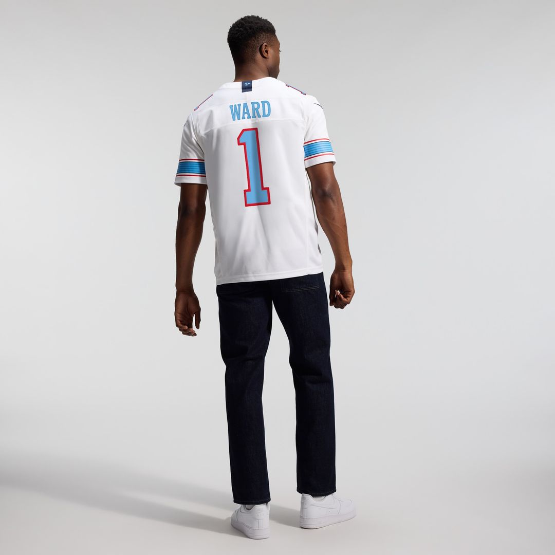 Cameron Ward Tennessee Titans Vapor F.U.S.E. Stitched Limited Jersey - Light Blue