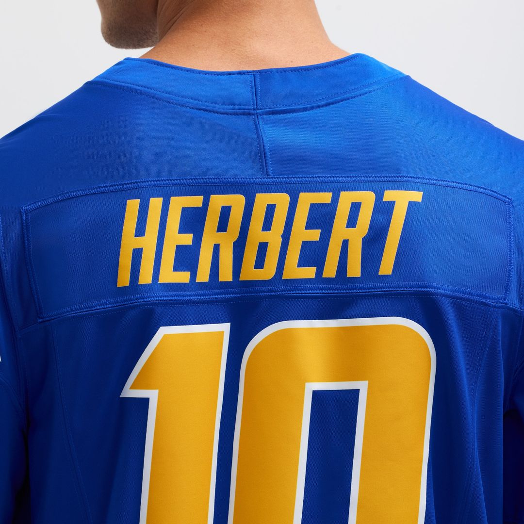 Justin Herbert Los Angeles Chargers Vapor F.U.S.E. Limited Jersey - Powder Blue