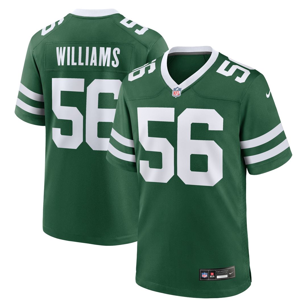 Quincy Williams New York Jets Game Jersey - Legacy White