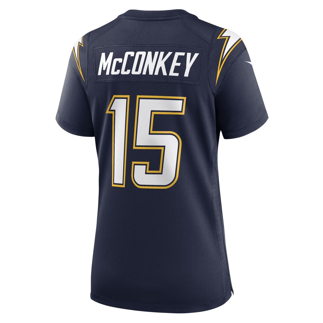 Ladd McConkey Los Angeles Chargers Women's Alternate Super Chargers Game Jersey - Navy